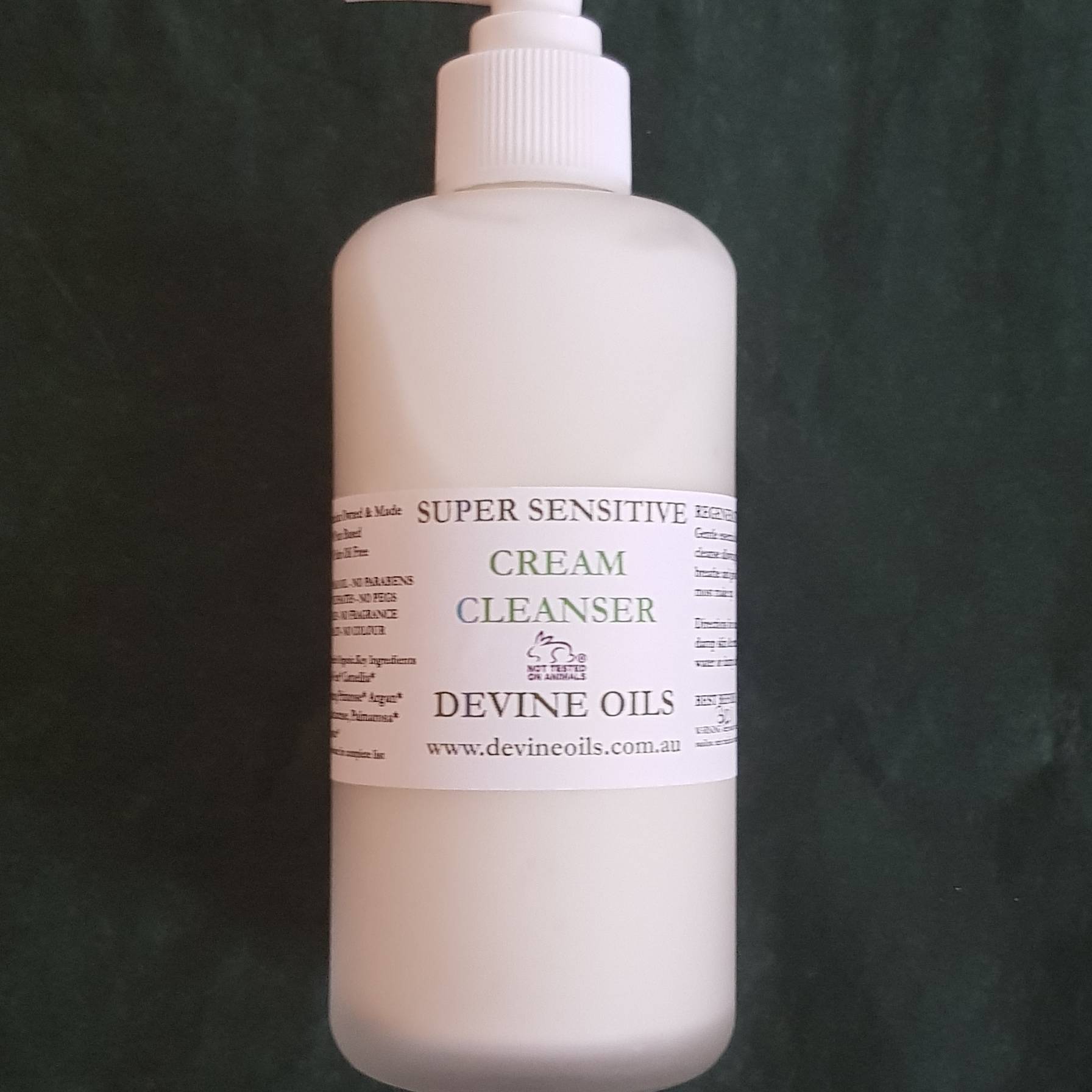 Super Sensitive Palm Oil Free Cream Cleanser – Devine Oils